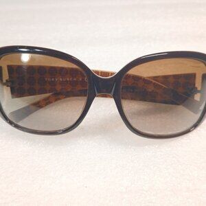 Tory Burch TY7004 Brown Gradient Polarized Sunglasses 58mm Excellent Cond